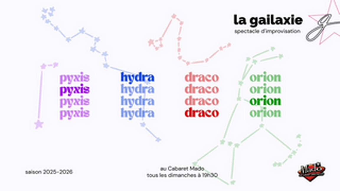 Ligue d'impro Gailaxie suivi du Tracy Show