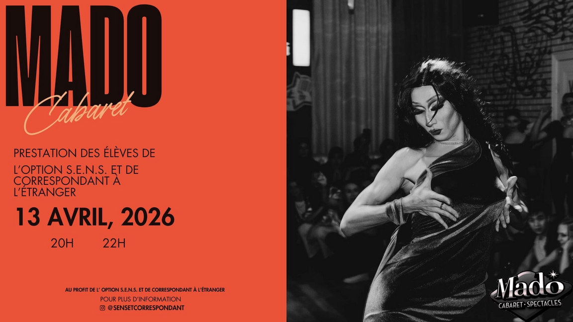 SOIRÉE DE FINANCEMENT :  Étudiants de l'options Sens et de Correspondant à l’étranger