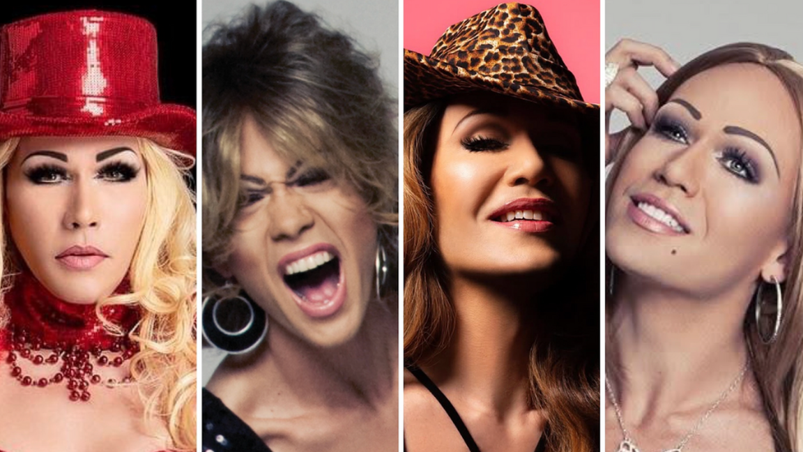 JIMMY MOORE personnifie: Tina- Shania- Mariah- et JLO