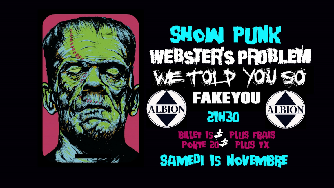 Webster's Problem/We told You So/Fake You