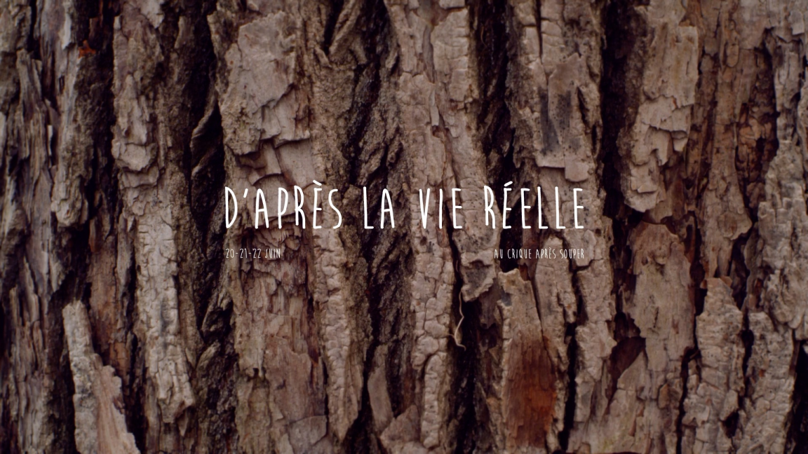 II. D'après la vie réelle