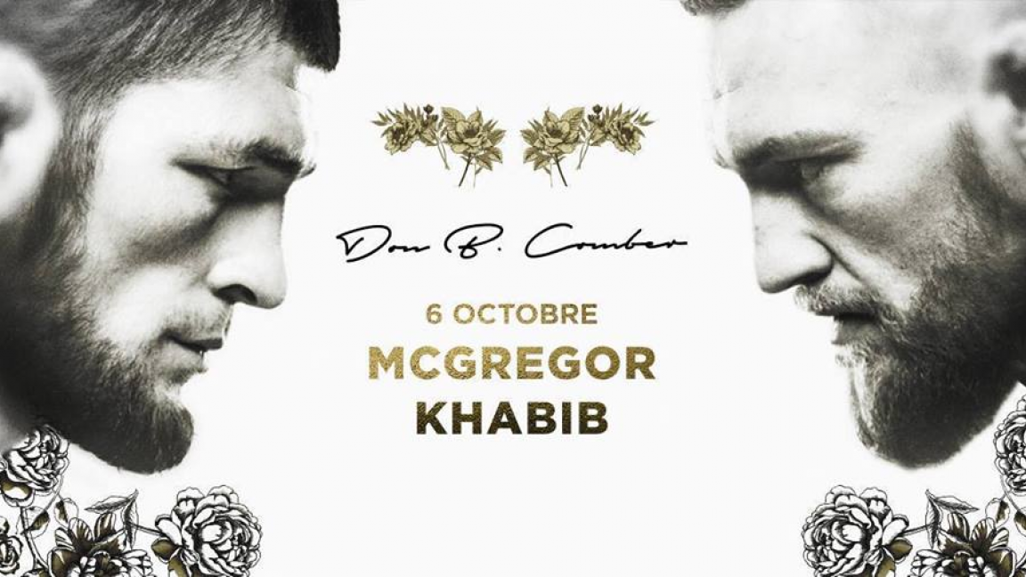 Combat Mcgregor vs Khabib au Don B Comber