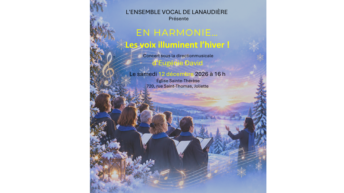 En harmonie... Les voix illuminent l'hiver !