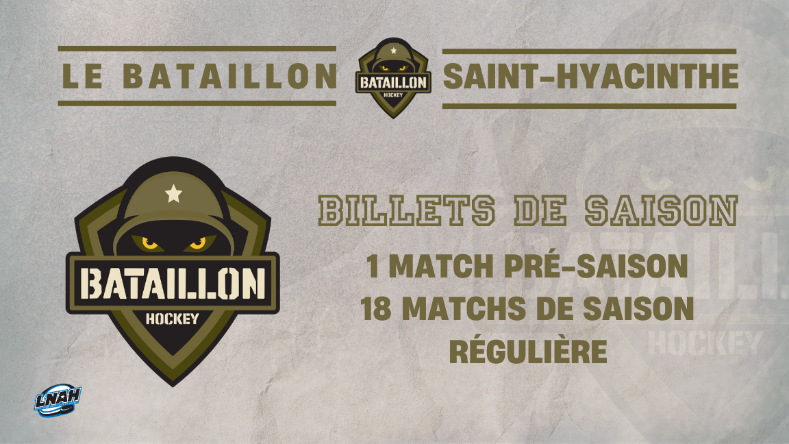 Le Bataillon - Billet de saison 2025-2026 (1 match pré-saison + 18 matchs réguliers)