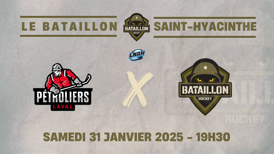 Le Bataillon x Les Pétroliers de Laval