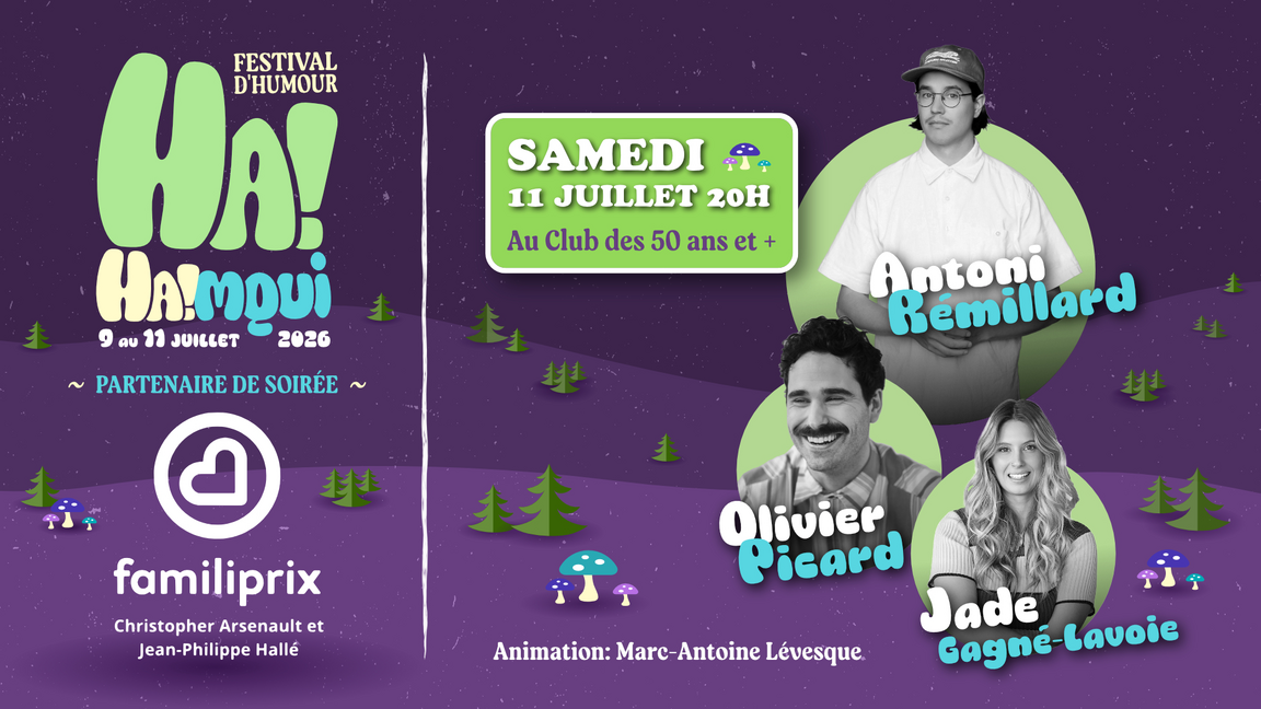 Festival Ha!Ha!mqui - Samedi soir