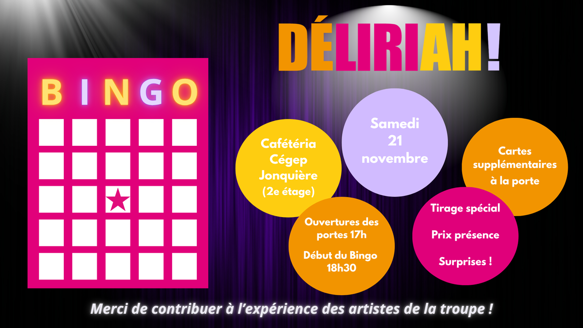 BINGO délirien 2026
