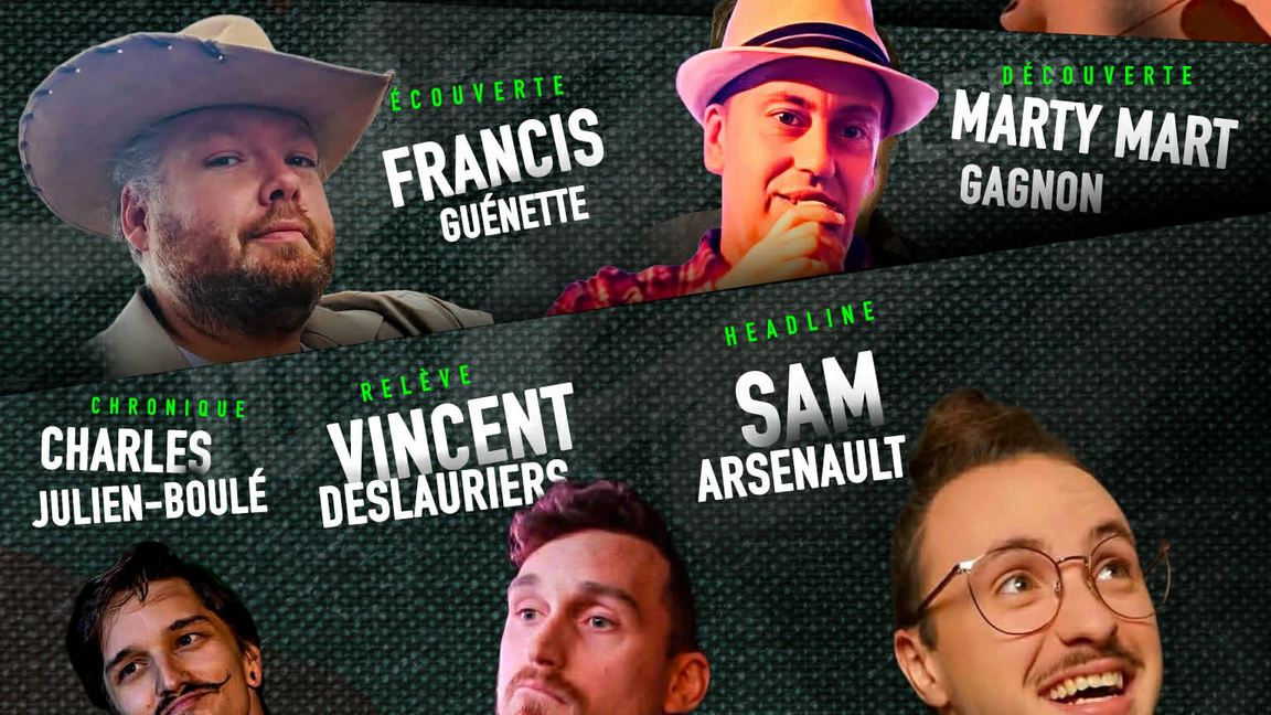 les méchants shows d'humour SAM ARSENAULT
