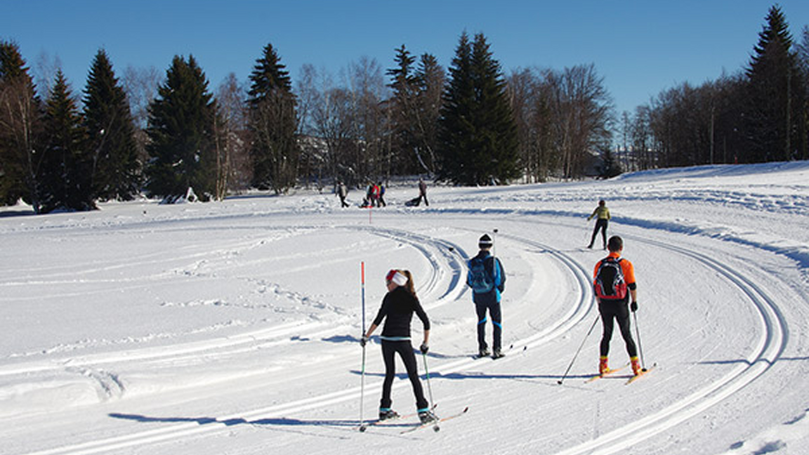 Initiation au ski de fond à la Base de plein air de Ste-Foy