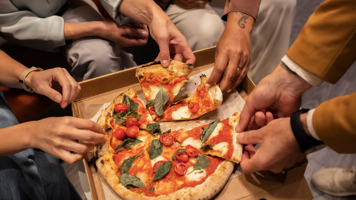 Soirée étude et pizza