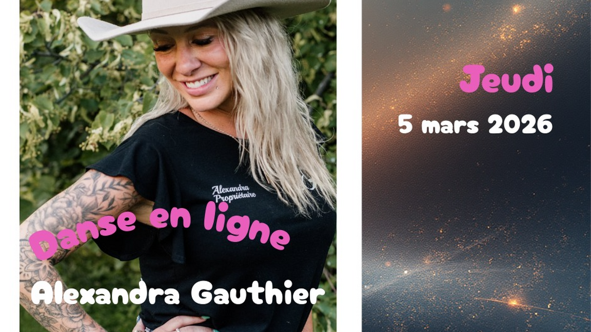 SOIRÉE DE DANSE COUNTRY ALEXANDRA GAUTHIER