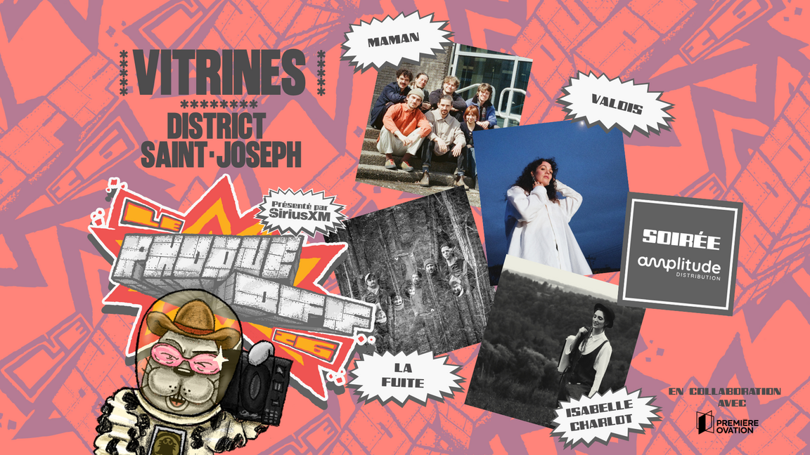 Soirée AMPLITUDE | Maman + VALOIS + La Fuite + Isabelle Charlot // Le Phoque OFF