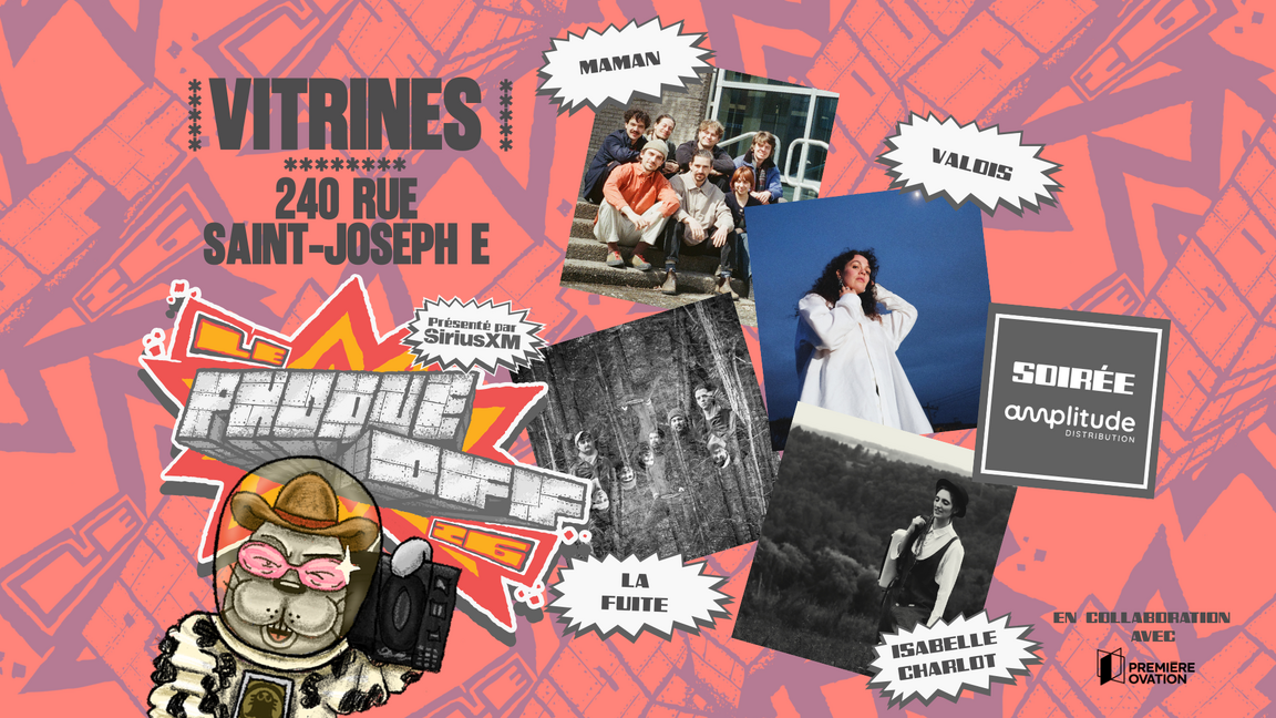 Soirée AMPLITUDE | Maman + VALOIS + La Fuite + Isabelle Charlot // Le Phoque OFF