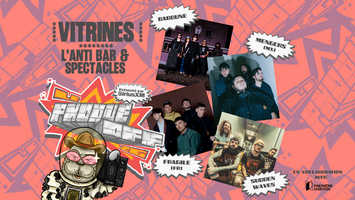 Baboune + Mengers + FRAGILE + Sudden Waves // Le Phoque OFF