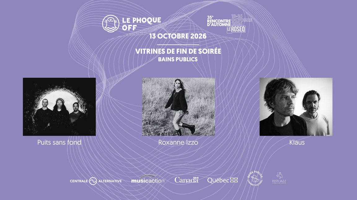 Puits sans fond + Roxanne Izzo + Klaus | Vitrines de fin de soirée ROSEQ x Phoque OFF