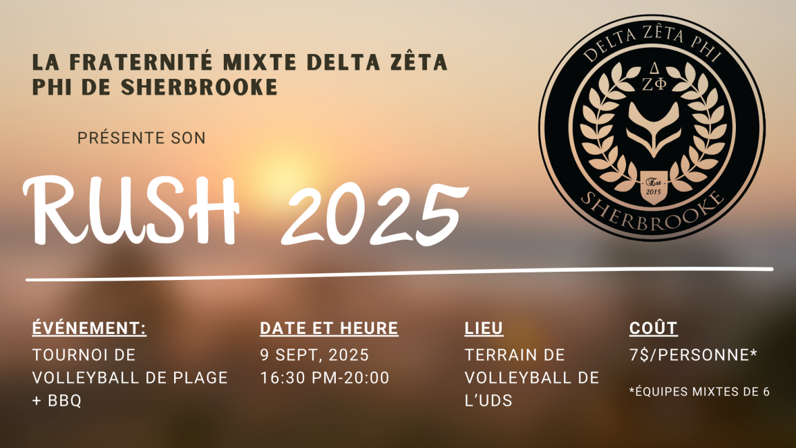 Tournoi de volleyball, RUSH 2025