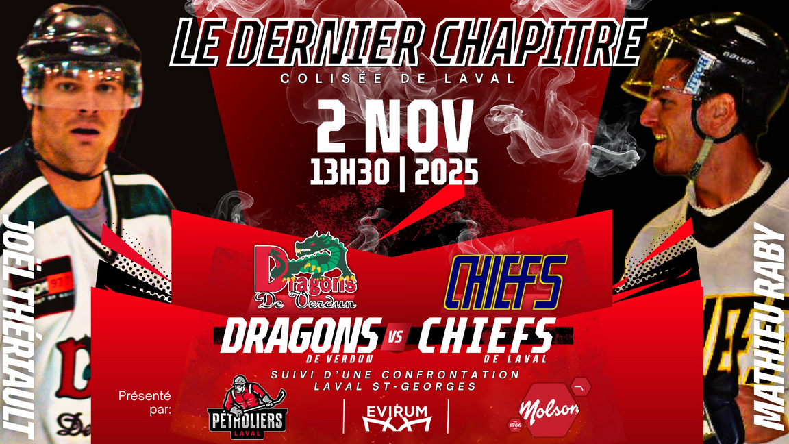 COOL-FM DE ST-GEORGES VS LES PETROLIERS DE LAVAL (Programme double)