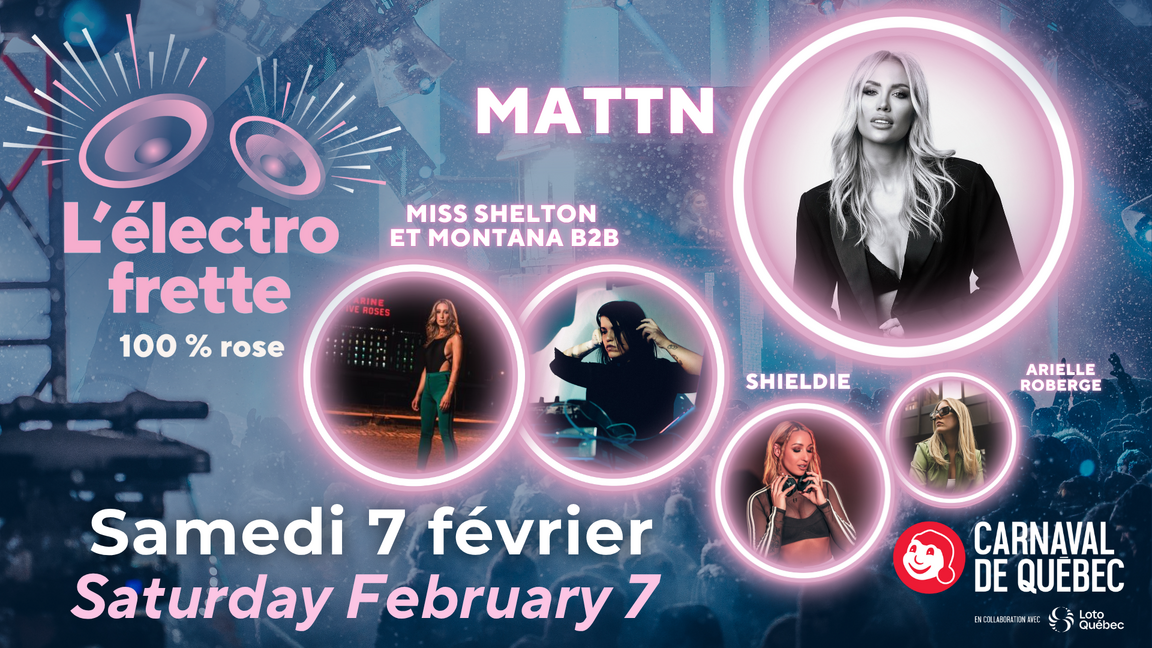 Front Stage Zone - Electro-Frette 100% pink