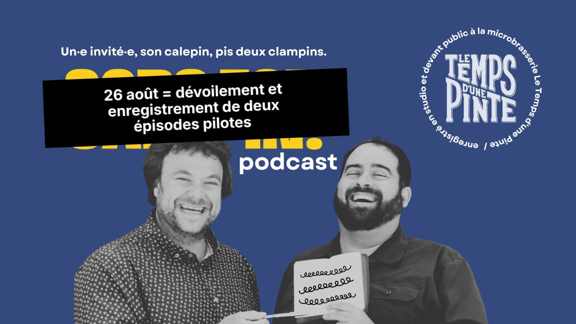 Dévoilement d'un nouveau podcast - 26 août 2026