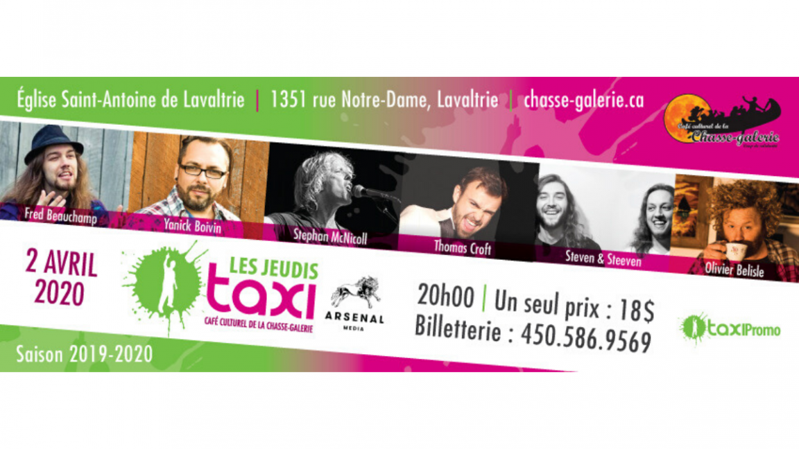 Les Jeudis taxi : 2 avril