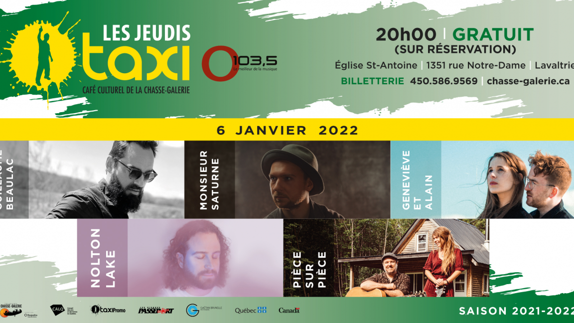Jeudis Taxi O103,5 - JANVIER 2022