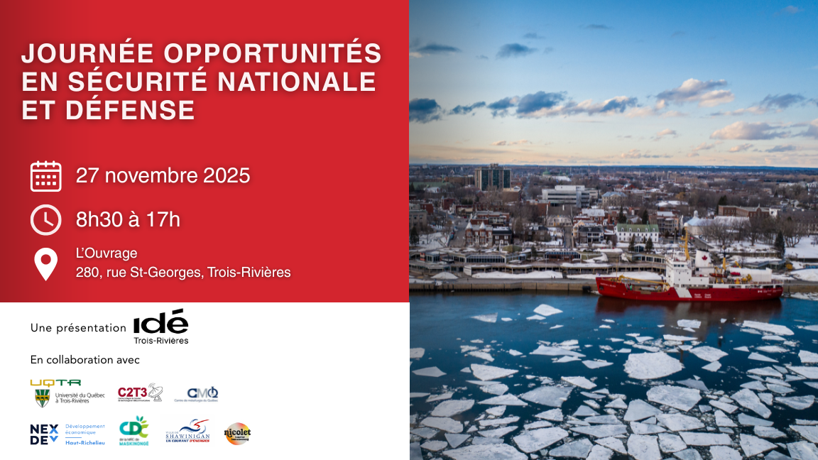 Journée Opportunités en sécurité nationale et défense