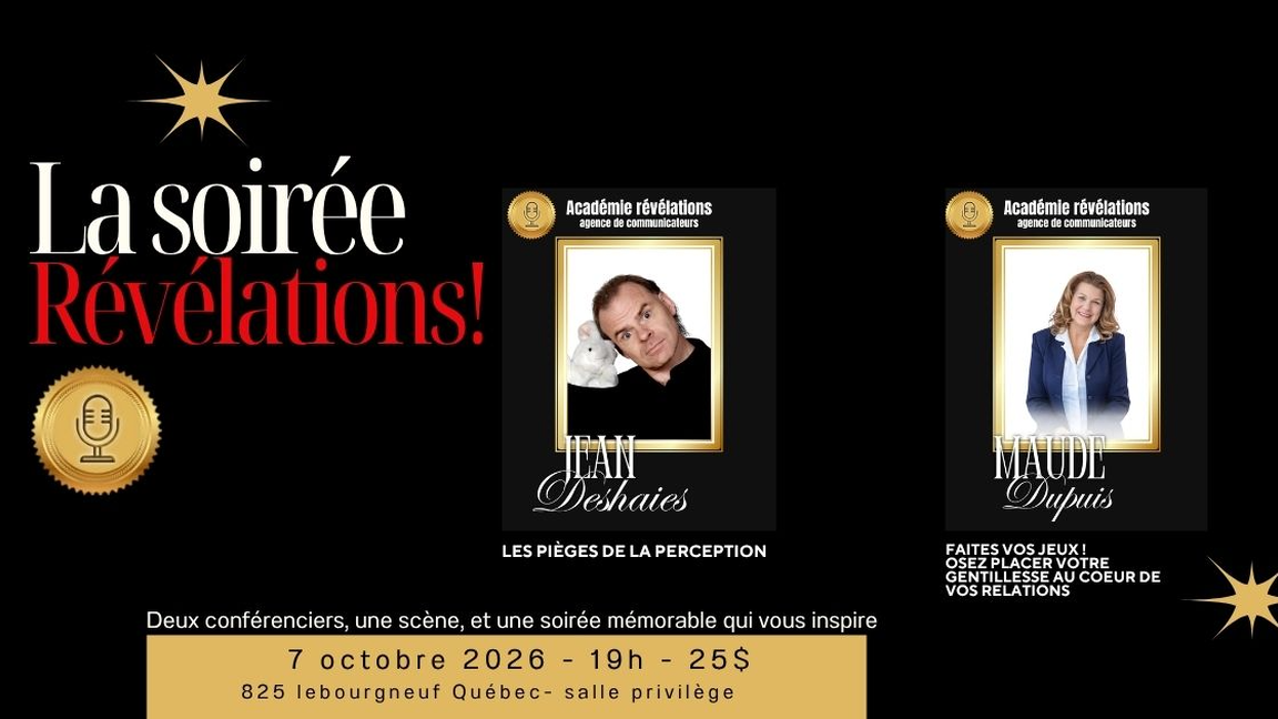 Soirée Révélations !