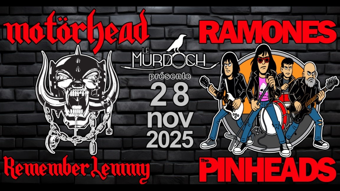 Soirée double hommage - MOTORHEAD & RAMONES