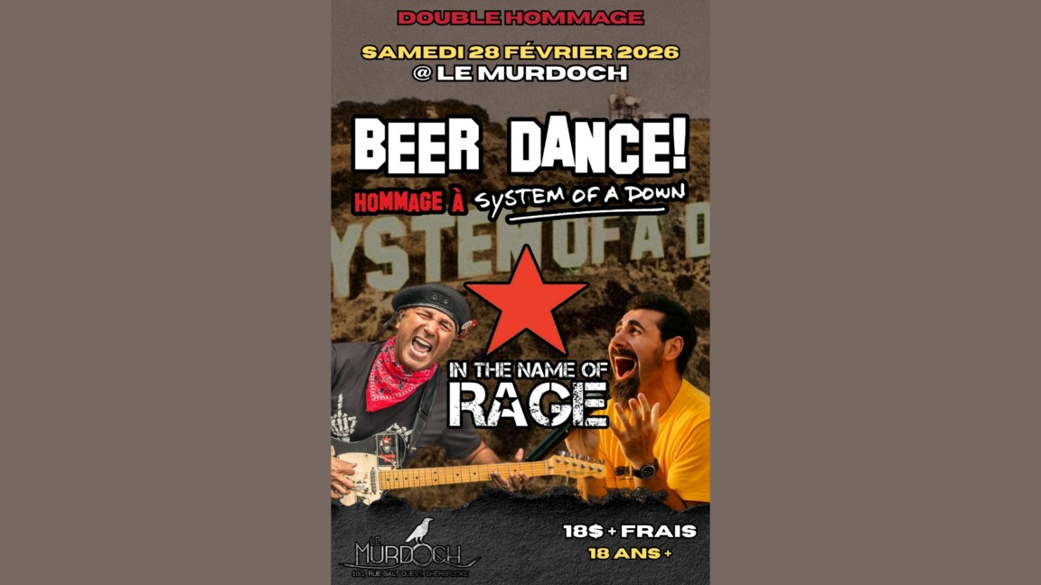 DOUBLE HOMMAGE - SYSTEM OF A DOWN (par BEER DANCE) // RAGE AGAINST THE MACHINE (par IN THE NAME OF RAGE)