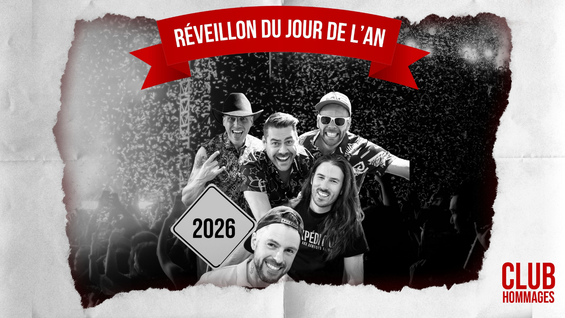 HOMMAGE AUX COWBOYS FRINGANTS - RÉVEILLON DU JOUR DE L'AN | 18+ (Entrée garantie avec un billet payant)