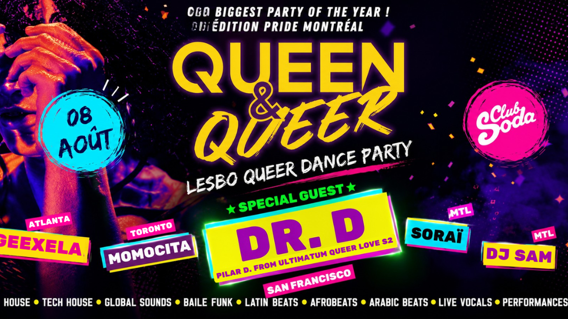 QUEEN & QUEER PRIDE EDITION | LESBO-QUEER SHOW AND DANCE PARTY