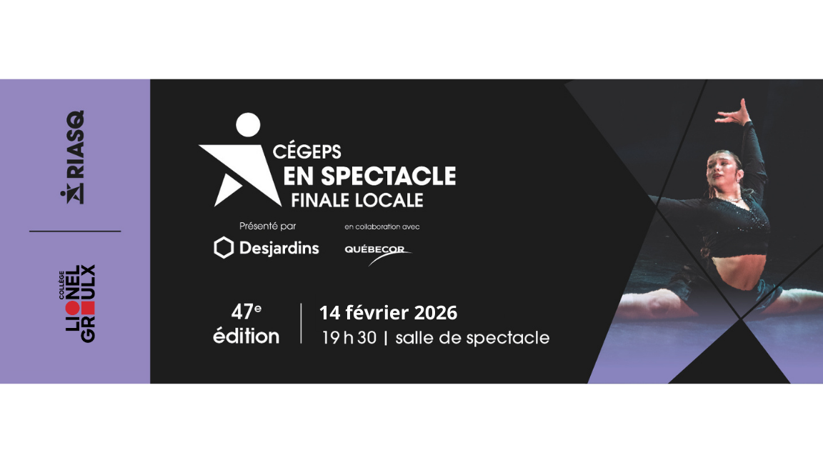 La finale locale de Cégeps en spectacle 2026