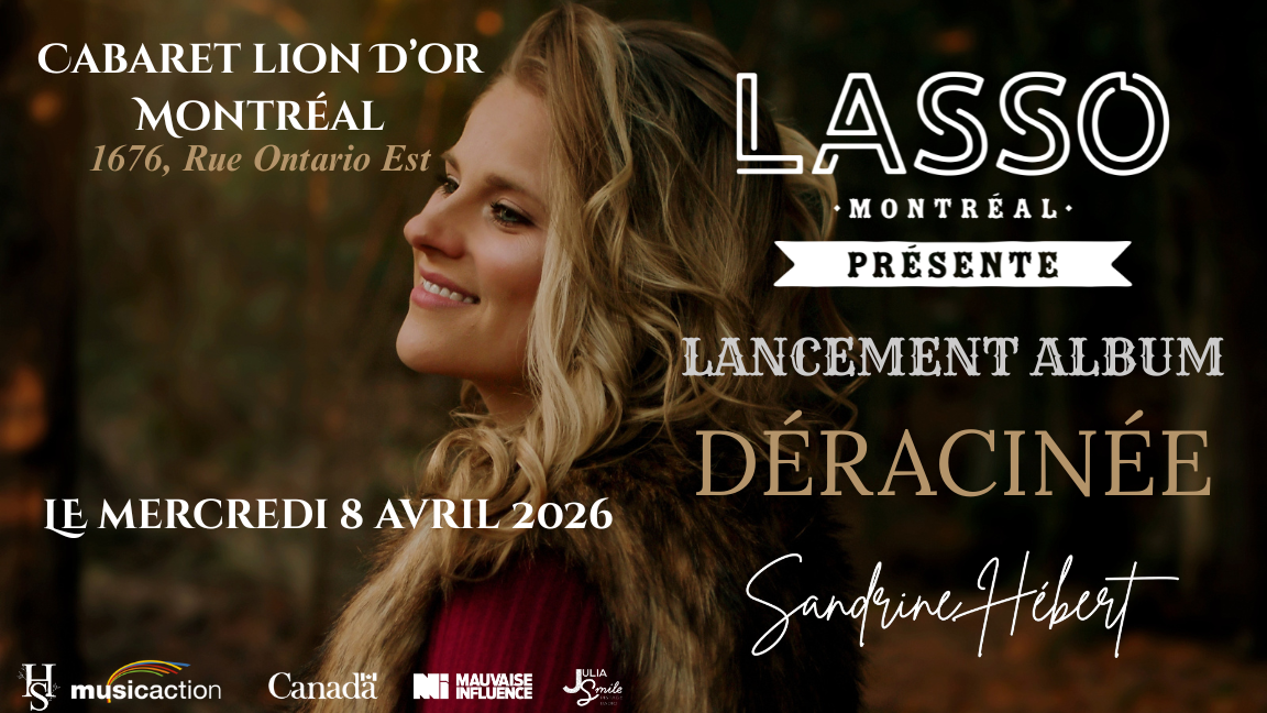 Sandrine Hébert - Lancement d'album DÉRACINÉE