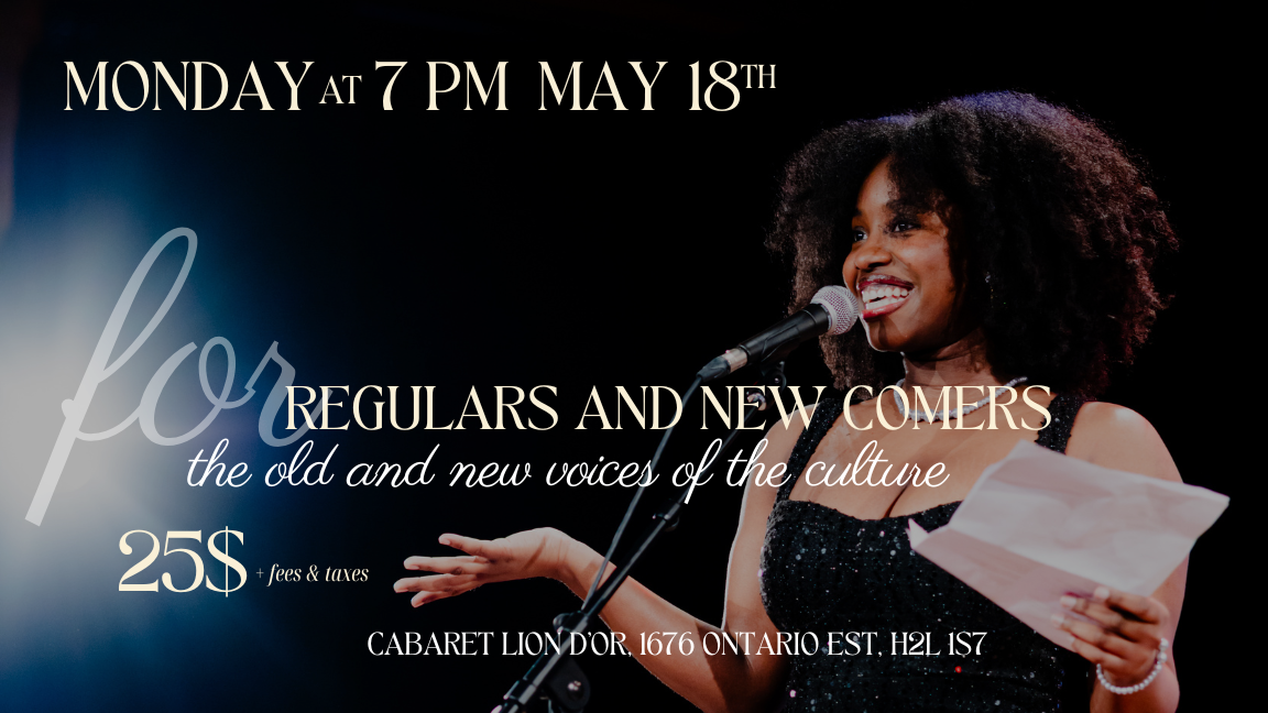MIC'D UP MTL CELEBRATING POETRY MONTH OPEN MIC NIGHT.