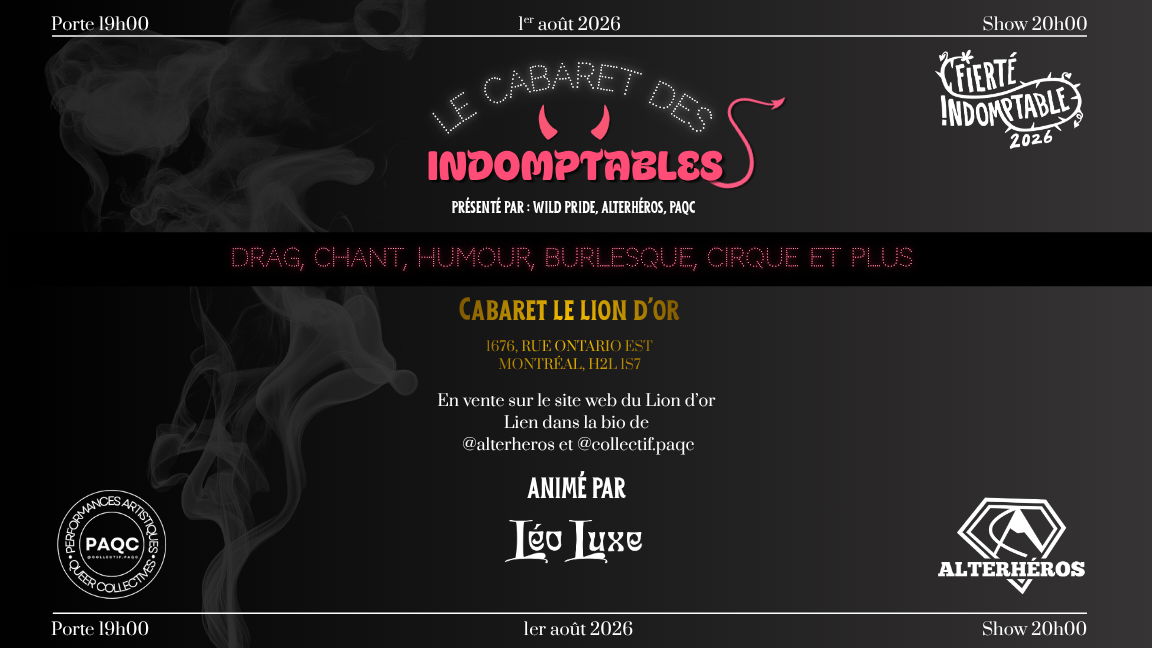 Cabaret des Indomptables/The Untamable Cabaret