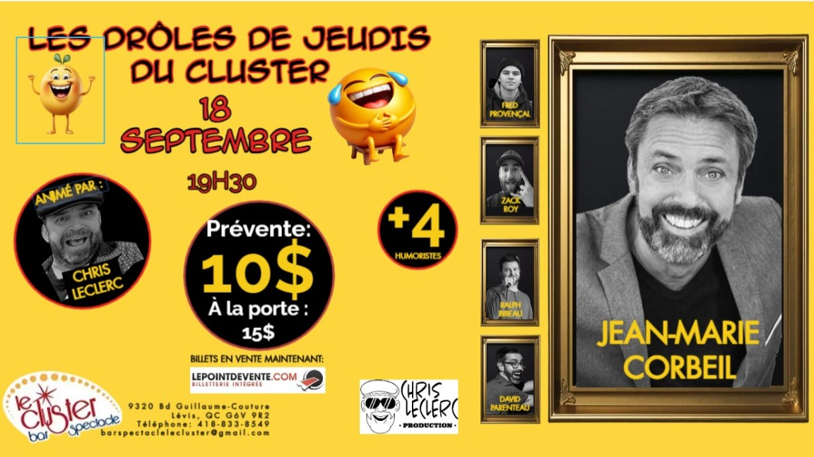 LES DROLES DE JEUDI DU CLUSTER