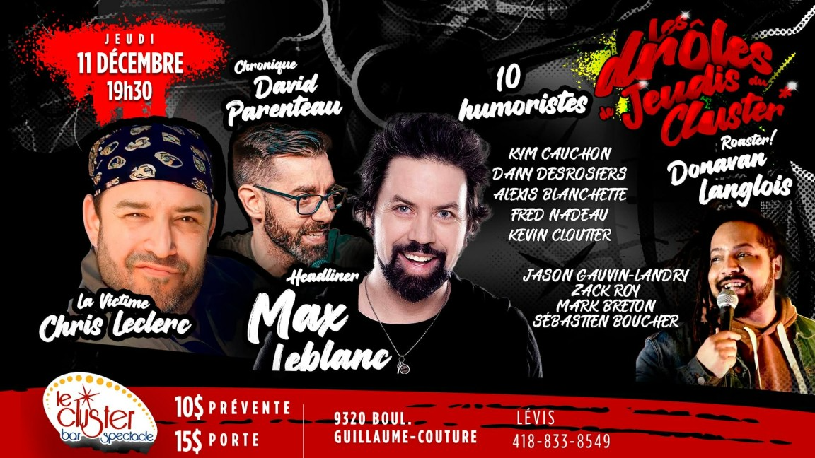 LES DROLES DE JEUDI DU CLUSTER