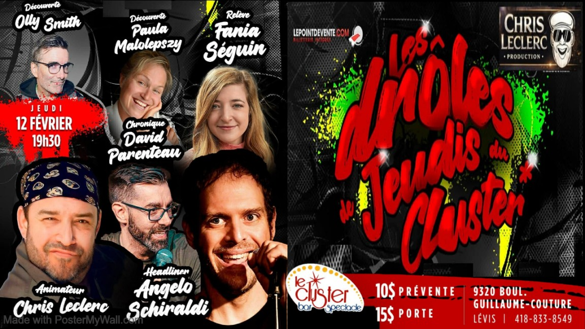 LES DROLES DE JEUDI DU CLUSTER