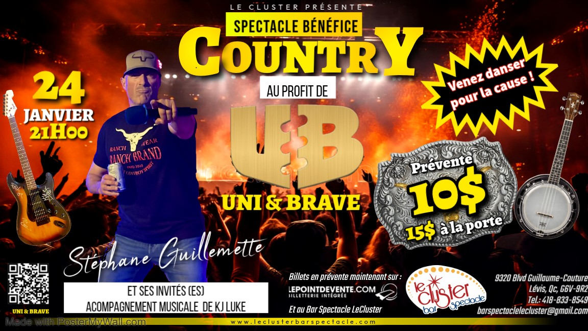 SPECTACLE BÉNÉFICE UNI & BRAVE