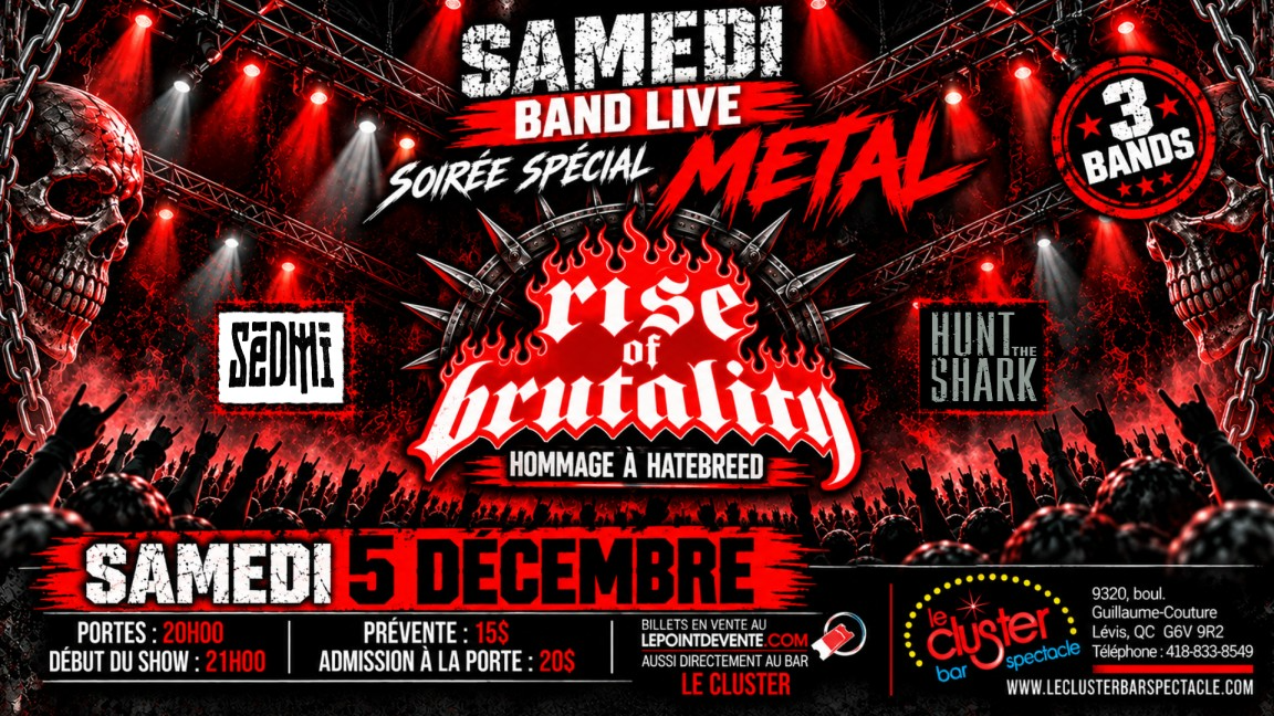 SAMEDI BAND LIVE SPECIAL MÉTAL