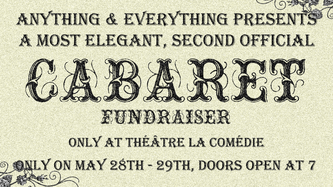 CABARET Foudraiser