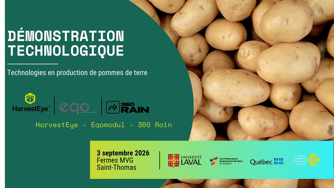 Démonstration de technologies en production de pommes de terre
