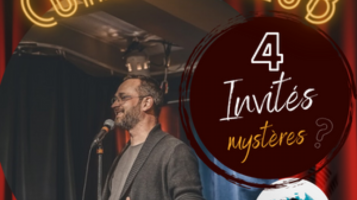 Vieux palais de L'Assomption présente Comédie Club 26 octobre 2023