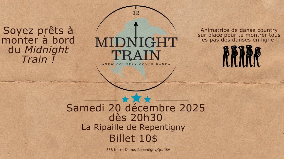 Midnight Train - Soirée Country