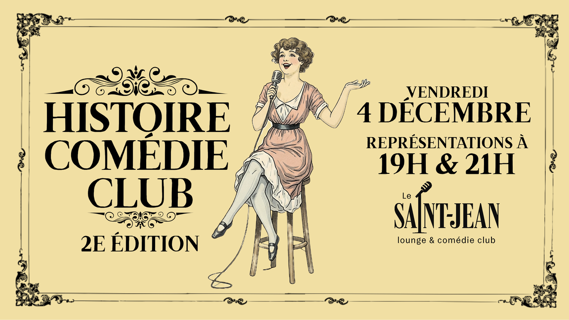 Histoire Comédie Club - 19 heures