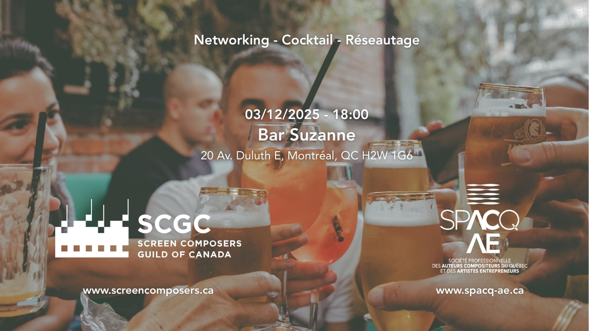 SPACQ-AE x SCGC : Cocktail de réseautage - Networking social mixer