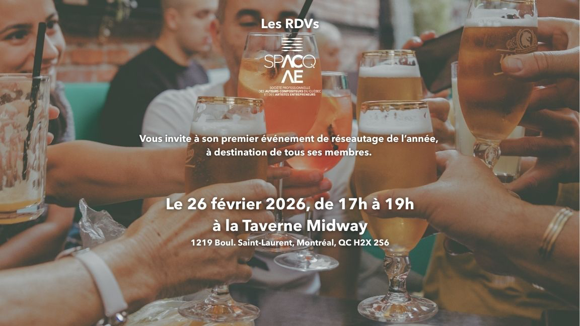 SPACQ-AE : 5 @ 7 - Réseautage des membres