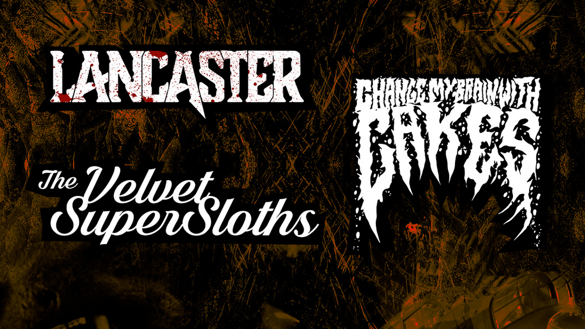 Velvet Super Sloths // Change My Brain With Cakes // Lancaster Live au Pub La Sainte-Paix