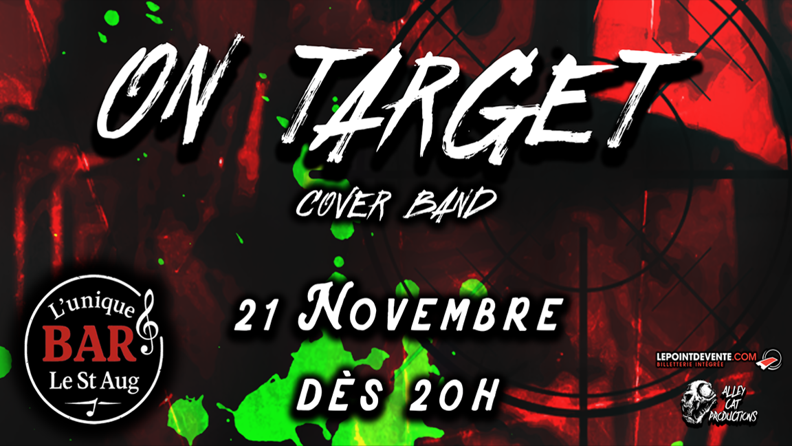 On Target cover band Live au Bar le St-Aug