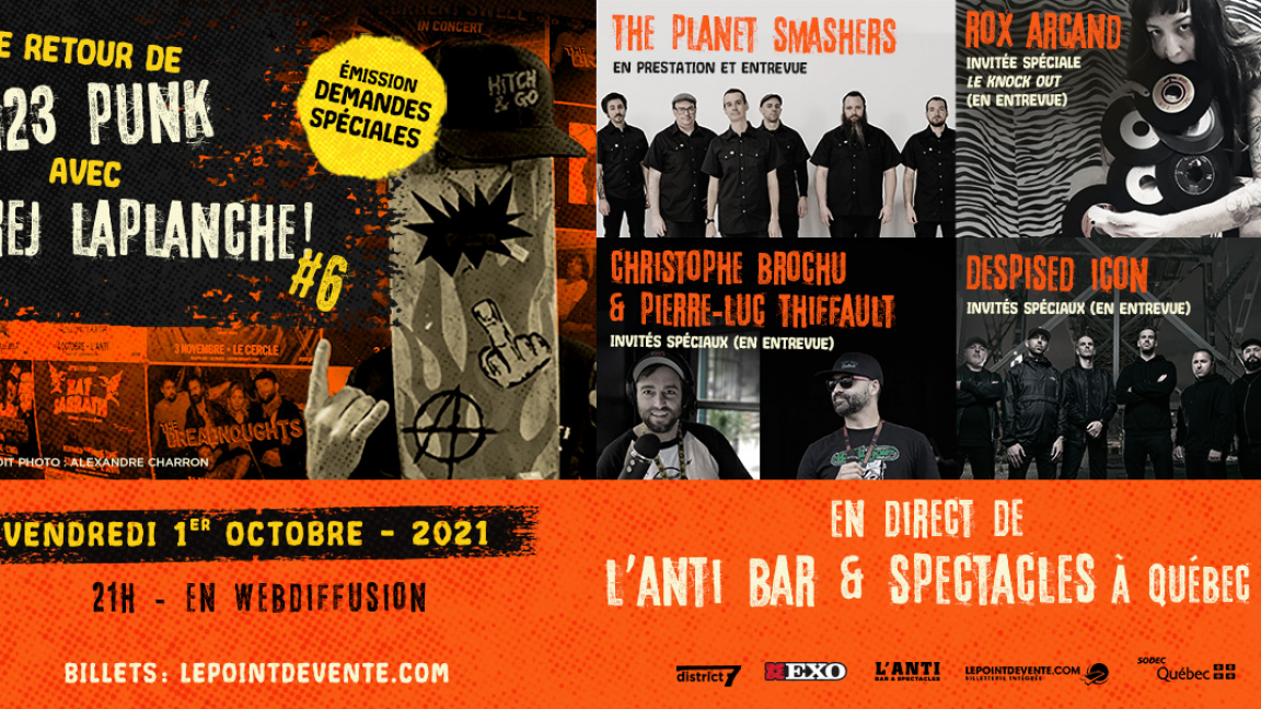 Le retour de 123 PUNK avec Rej Laplanche #6 - en direct de L'Anti Bar & Spectacles